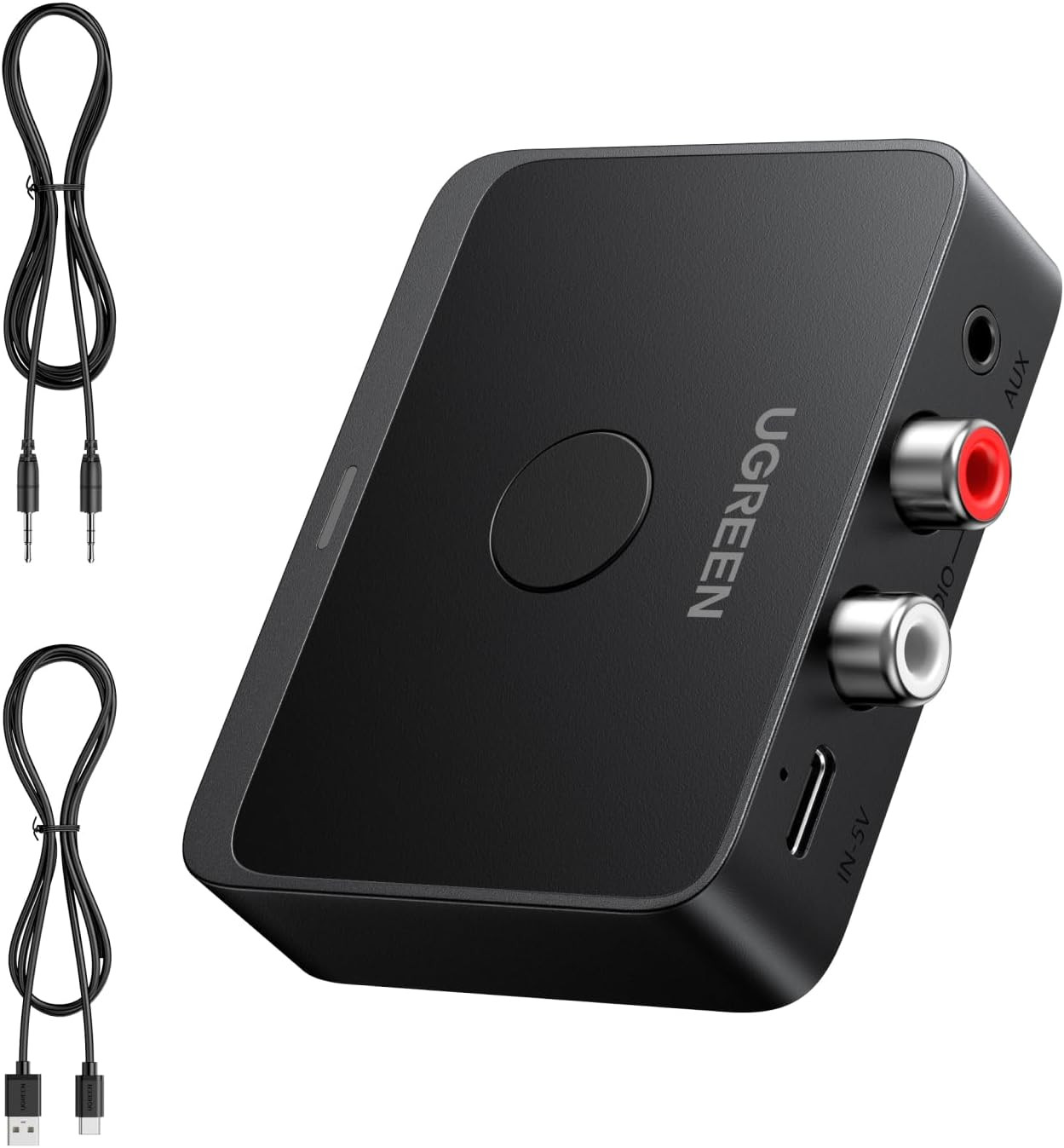 Bluetooth 6.0 Receiver with LDAC, Hi-Res Wireless Audio Adapter with Low