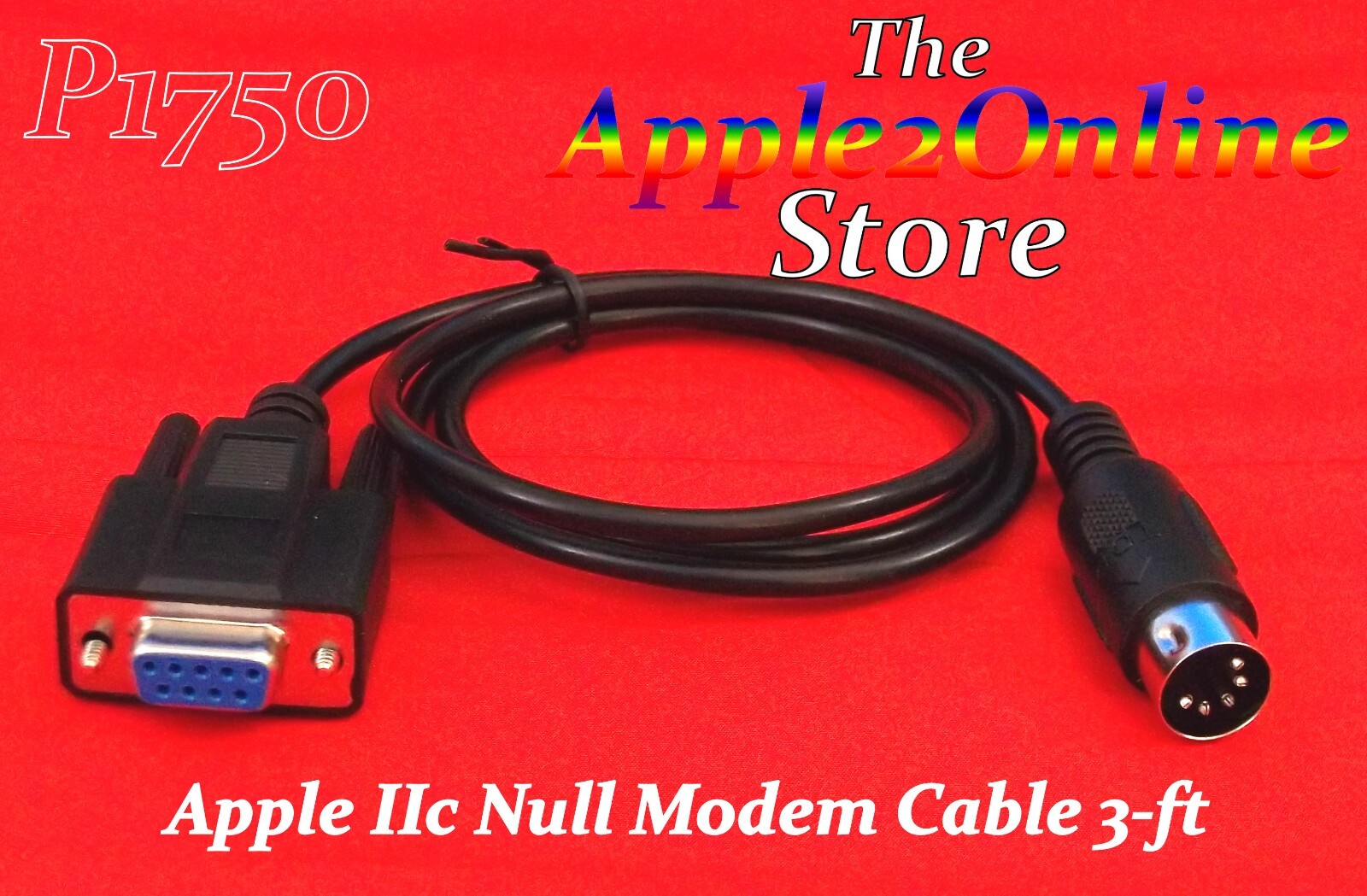 ✅ 🍎 Apple IIc ADTPro Serial Null Modem Cable for ADTPro BRAND NEW 💕
