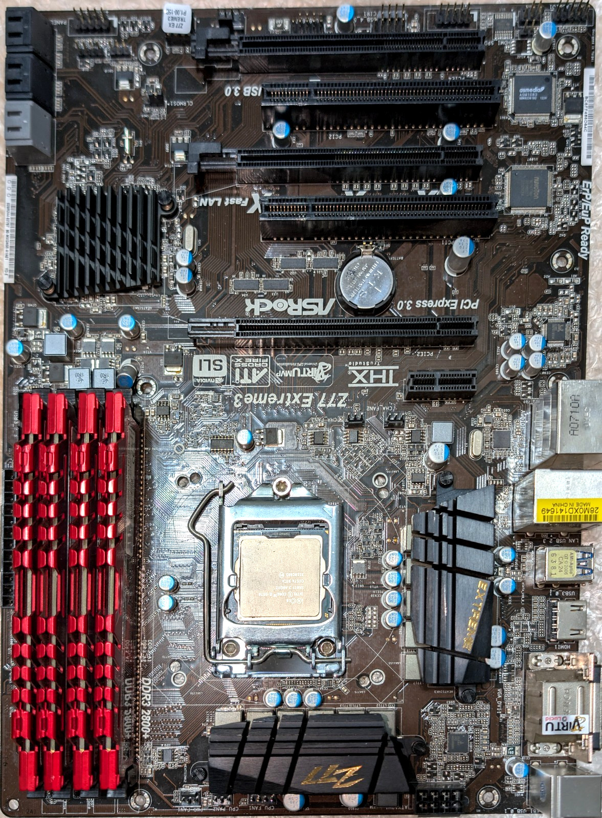 (BUNDLE) ASRock Z77 Extreme3 + Intel Core i5-3570 + 16GB GSkill RipjawsX DDR3-16