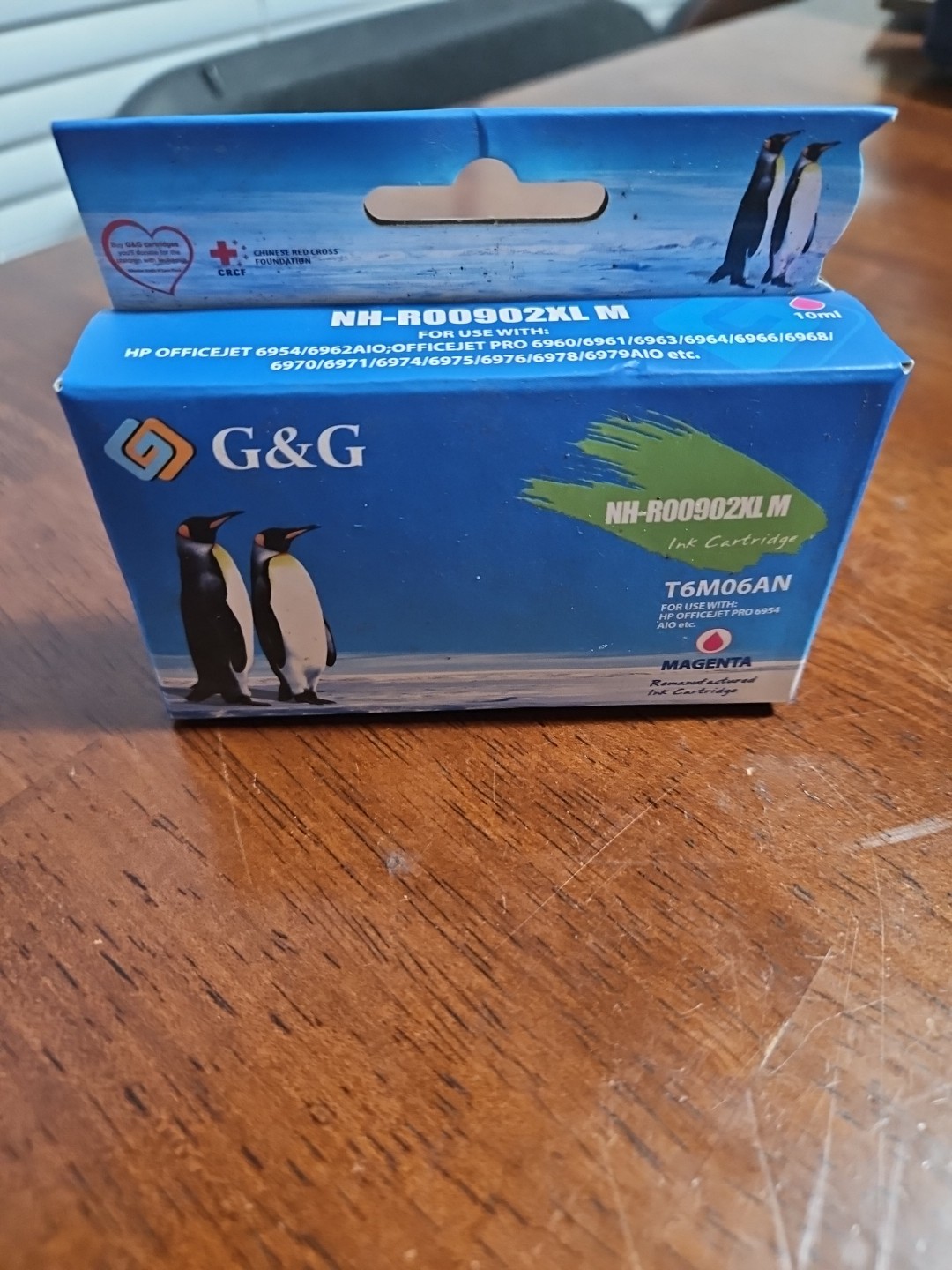 G&G Ink Cartridge NH-R00902XLM - New - T6M06AN  Magenta For HP Officejet Pro *Rc