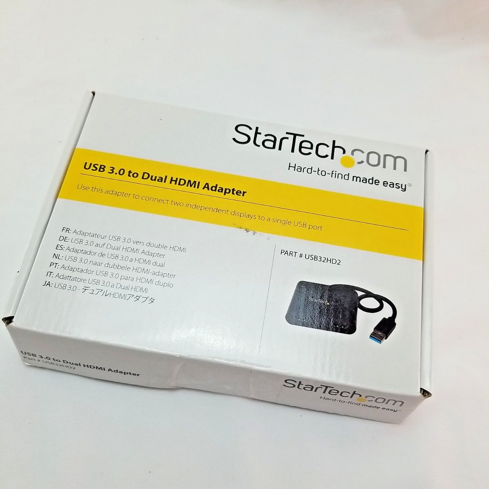 StarTech USB to Dual HDMI Adapter - USB32HD2 USB 3.0 to Dual HDMI Adapter New