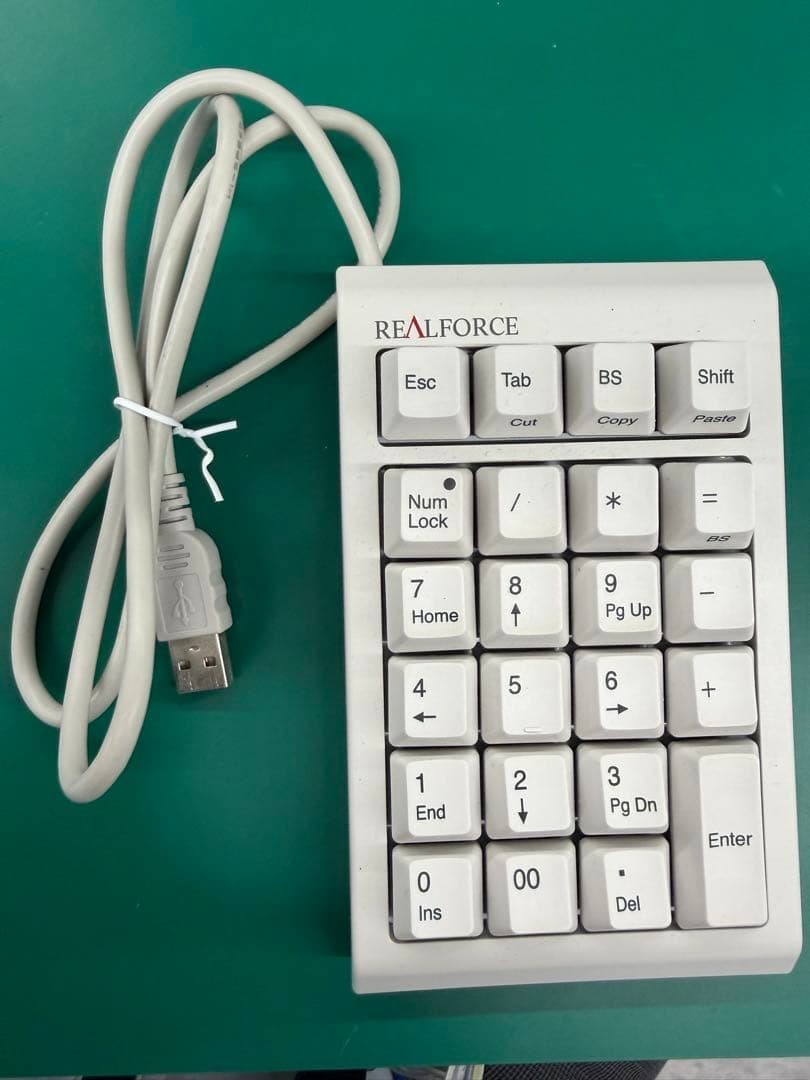 Topre REALFORCE 23U WC0100 Keypad White PC Peripherals Tested Working Used