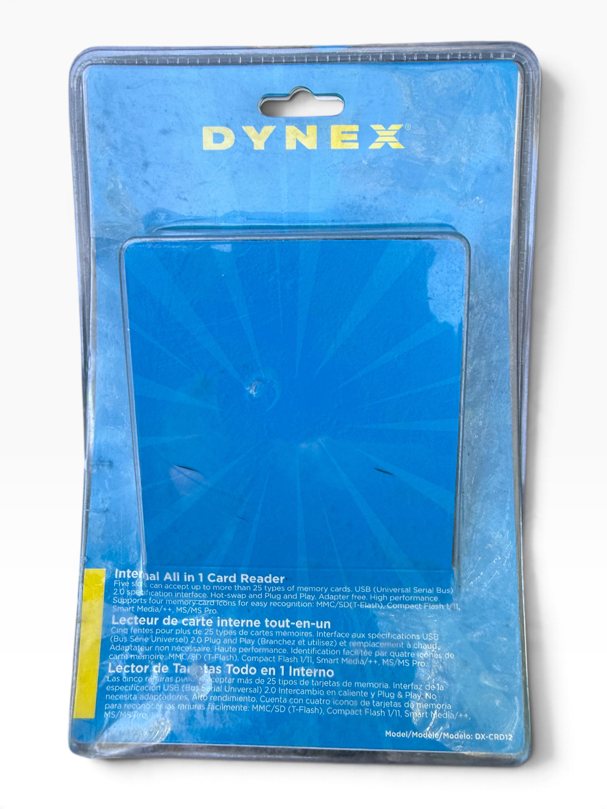 Dynex Internal USB 2.0 Multiformat Media Card Reader DX-CRD12 Five Slots
