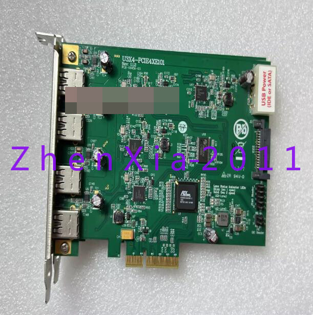 1PC Used U3X4-PCIE4XE101 USB3.0PCI Express x4 Expansion card
