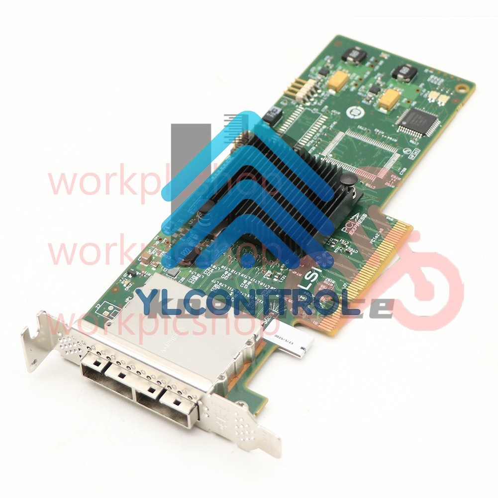1PC   Logic Controller Card PCIe2 SATA 6GB 2 Ports RAID IT Mode  SAS 9200-8E~