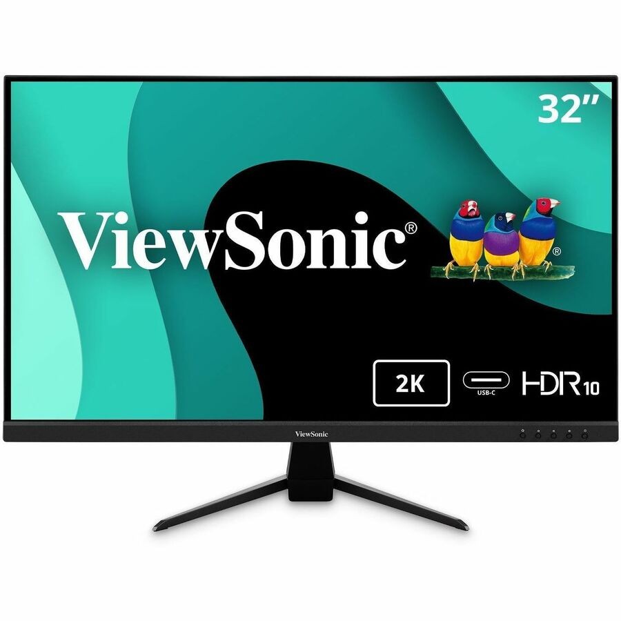 ViewSonic VX3267U-2K 32 Inch 1440p Monitor, IPS Display with 65W USB-C and HDR10