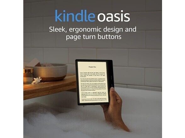 NEW Kindle Oasis Waterproof eReader e-ink 7” Display Page Turn Button - 8GB