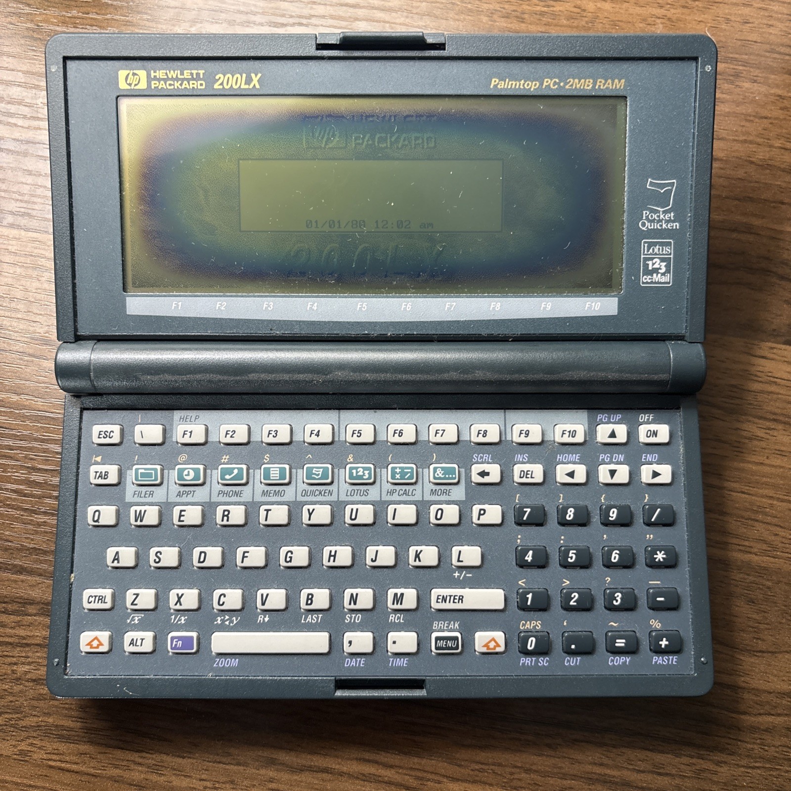 Vintage HP 200LX Palmtop PC-2MB Ram (Parts/Repair) - READ