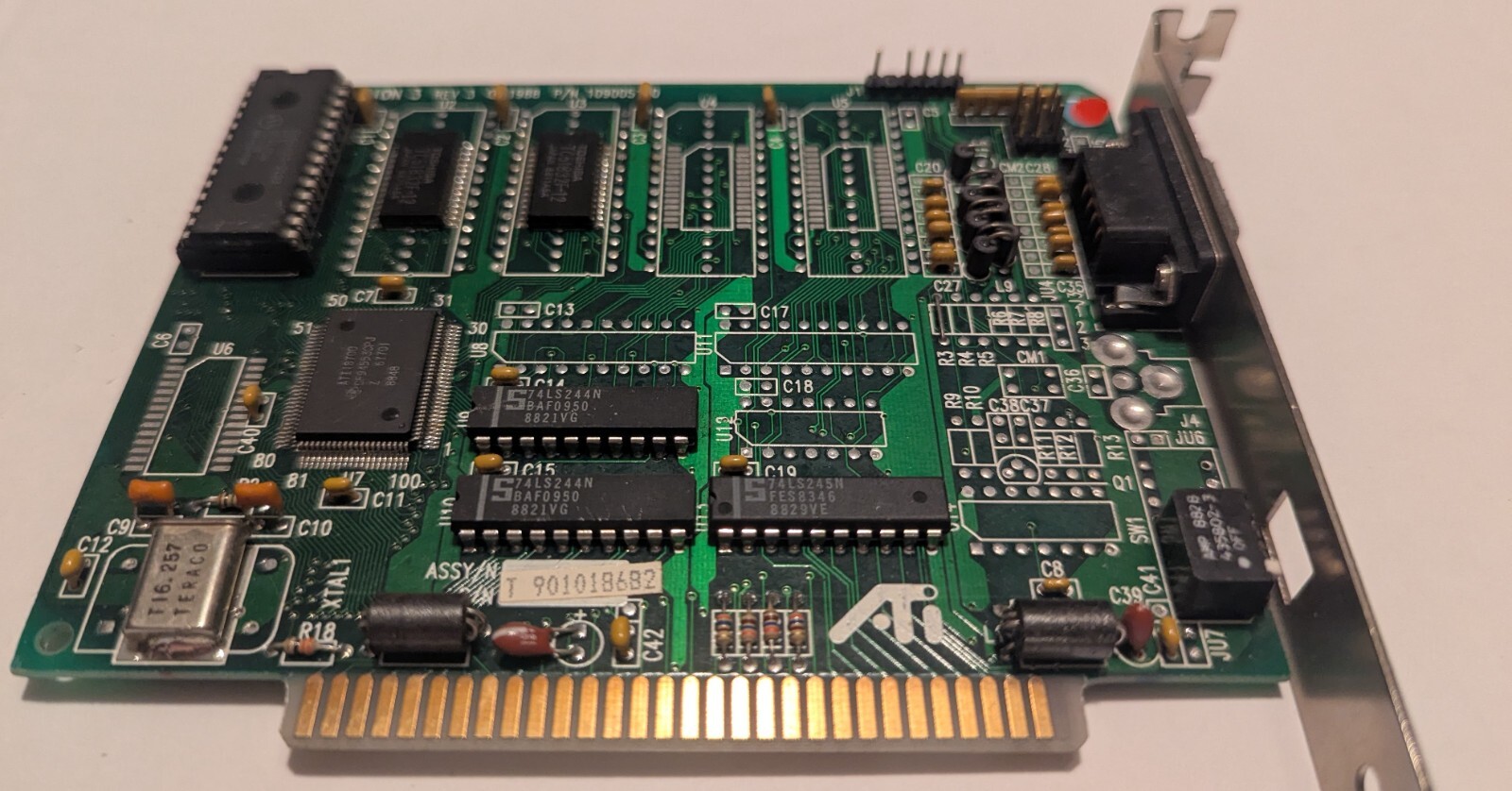 ATI - GSCC Ver. 3 - Vintage EGA Graphics Card | Tested and Working | ISA