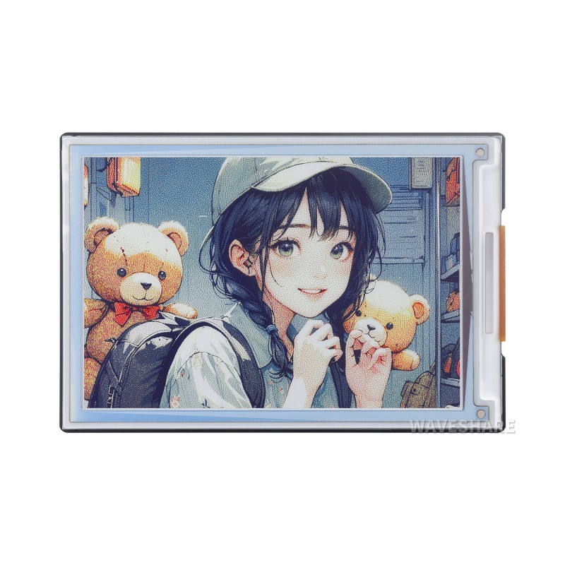 4inch e-Paper HAT E-Ink Spectra 6 Full Color Display 600×400 SPI Communication