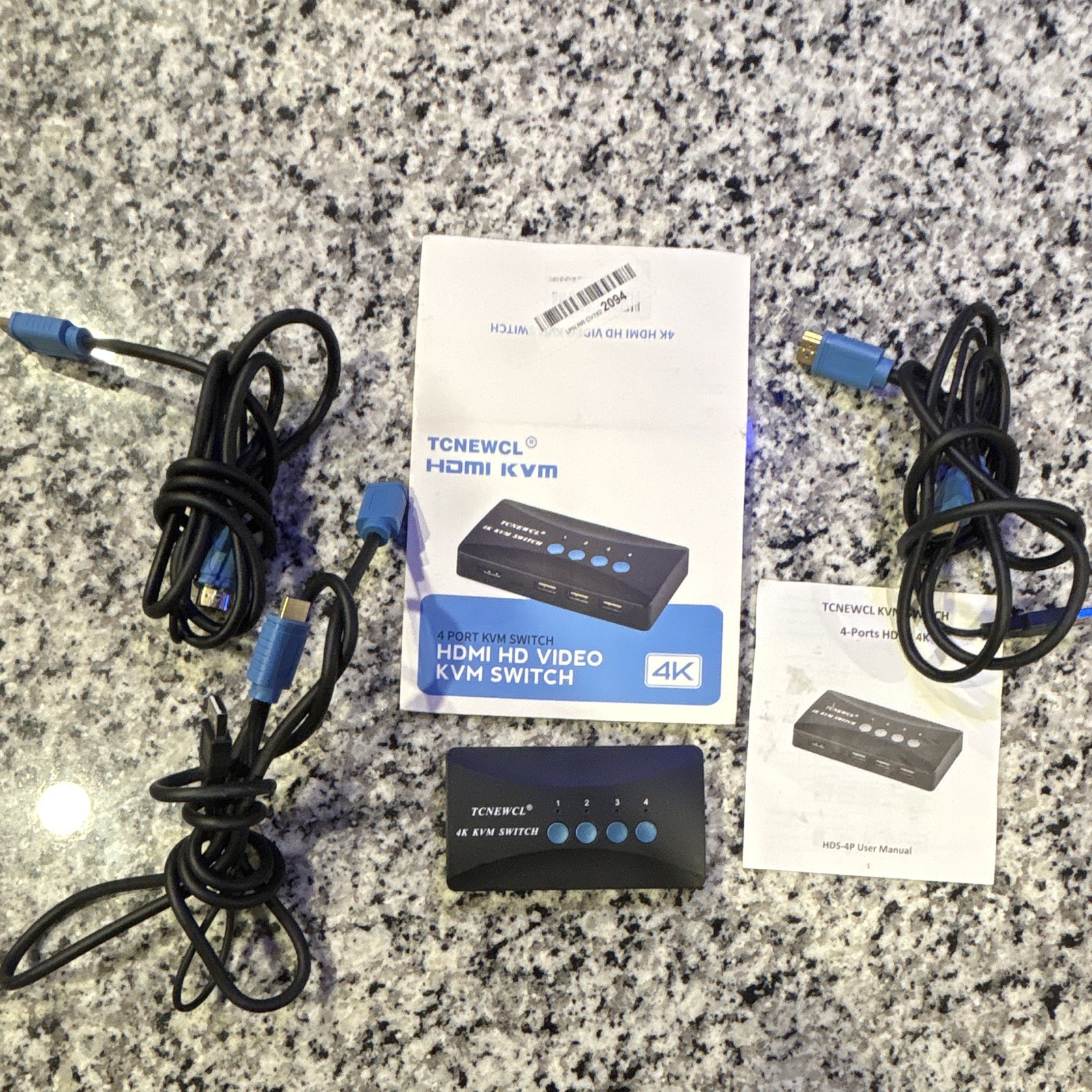 4 Port Kvm Switch Hdmi Hd Video Kvm Switch 4k