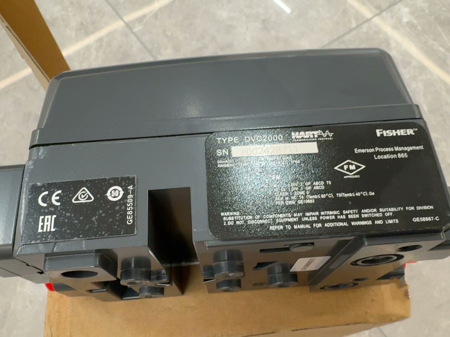 DVC2000 Fisher Digital Controller Brand New Expedited shipping DHL/FedEX