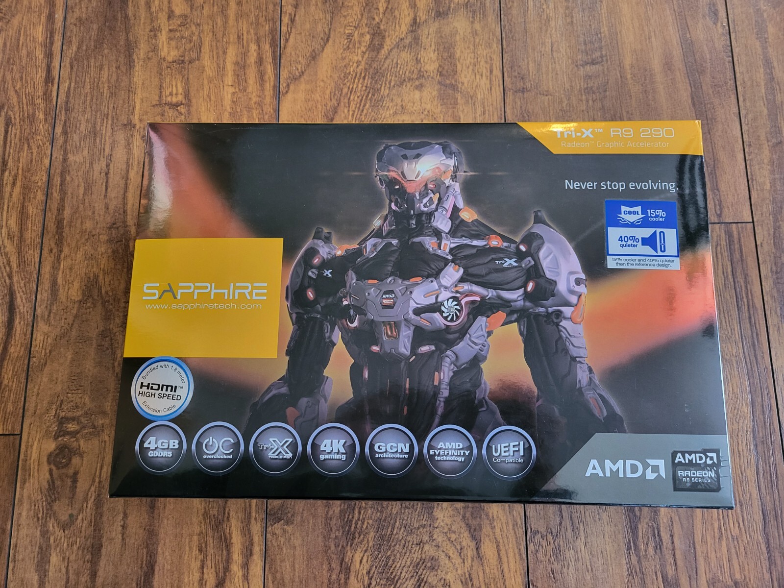 New/Open Box: Sapphire AMD Radeon Tri-X R9 290 OC DDR5 4GB Video Card (11227-00)