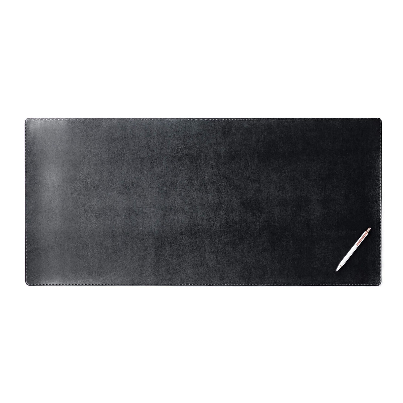 Luxury Bonded Leather Desk Mat Pad - Rollable Writing Blotter Protector 36"x17