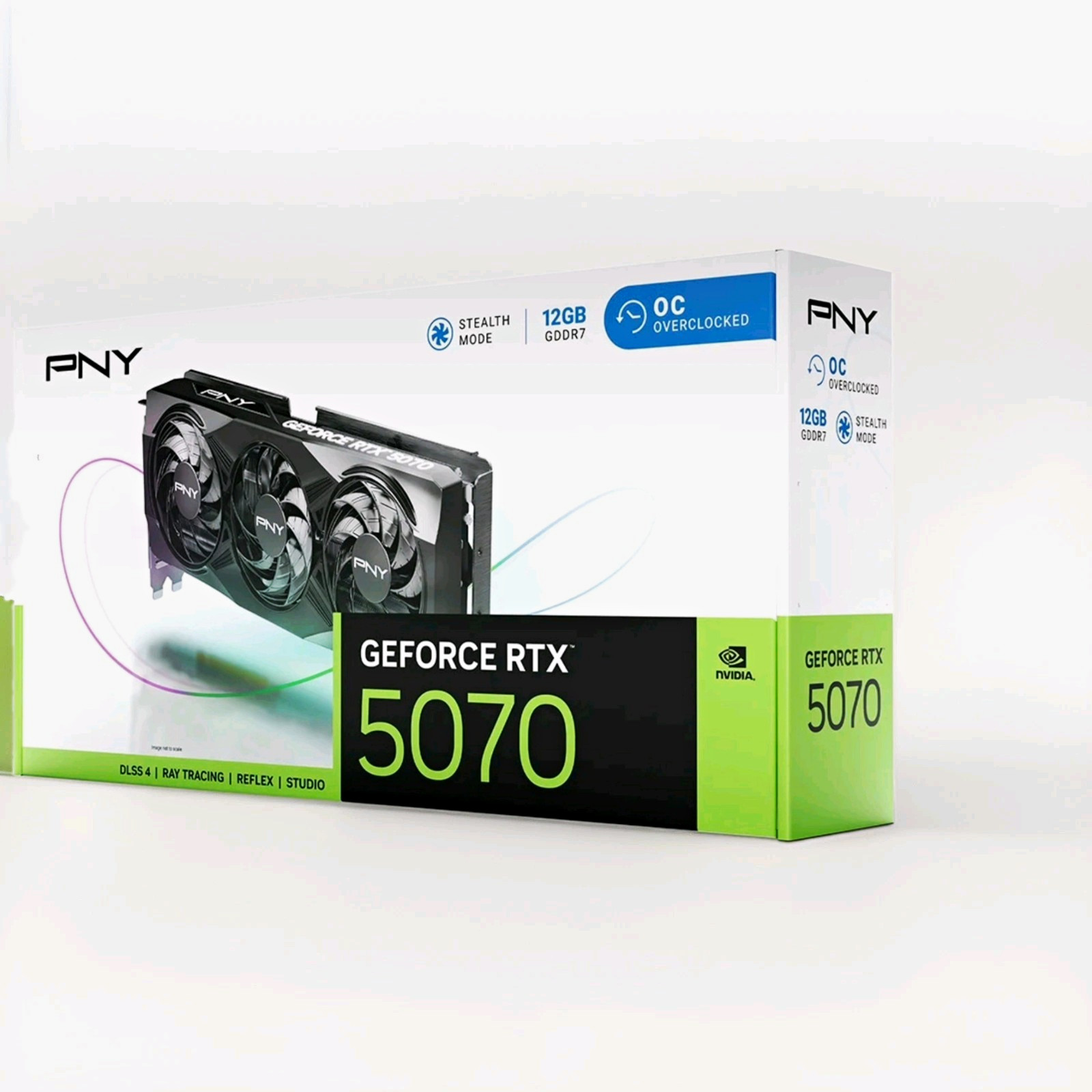 PNY GeForce RTX 5070 12GB GDDR7 Overclocked PCIe x16 HDMI/DP DX12U