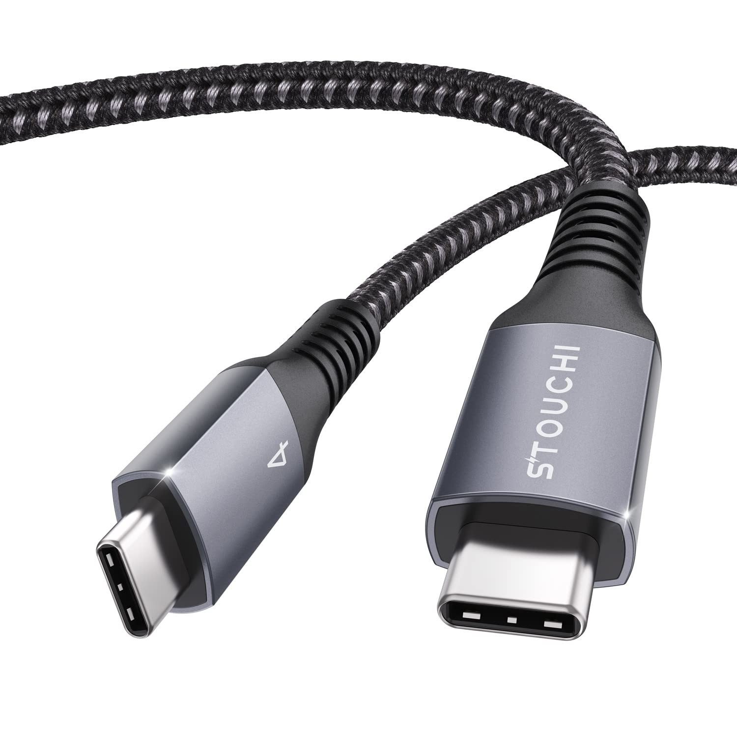 Thunderbolt 4 Cable [3.3Ft], Braided Thunderbolt Cable Supports 8K Display/ 40Gb