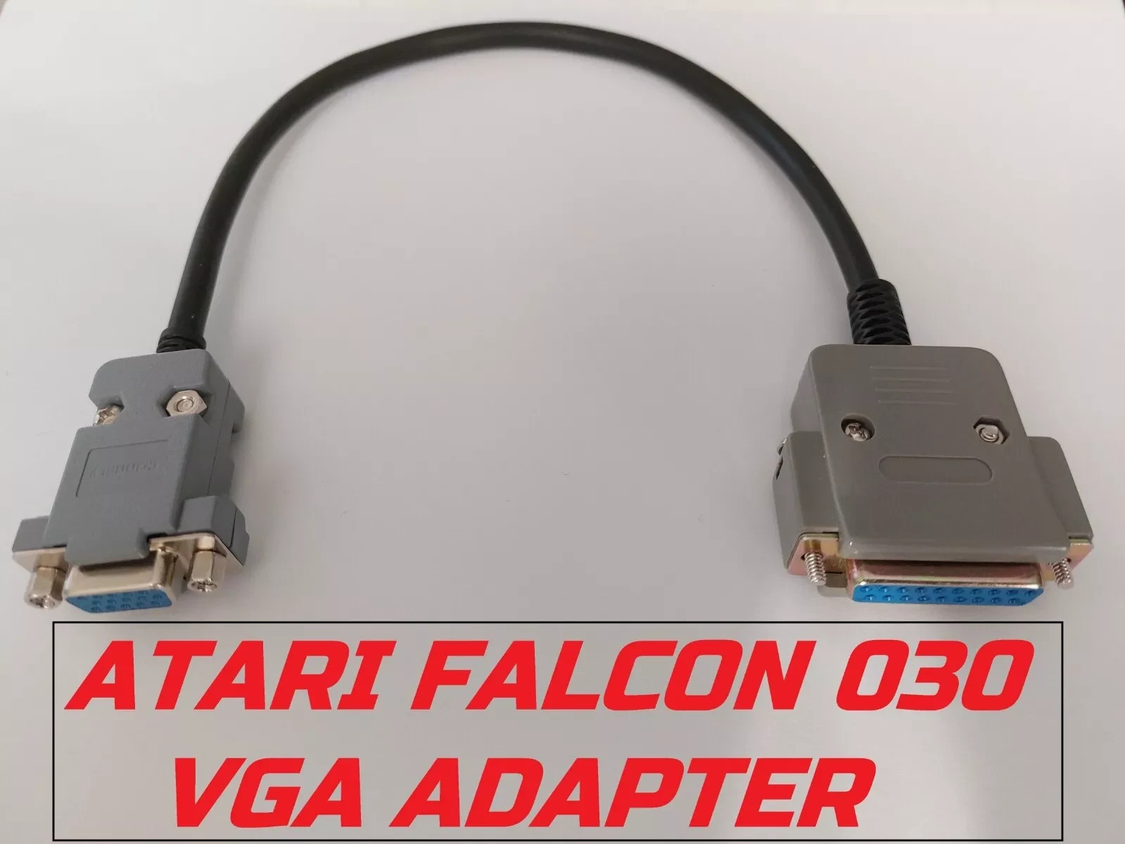 Atari Falcon 030 video cable VGA connection adapter for all vga monitors DB19