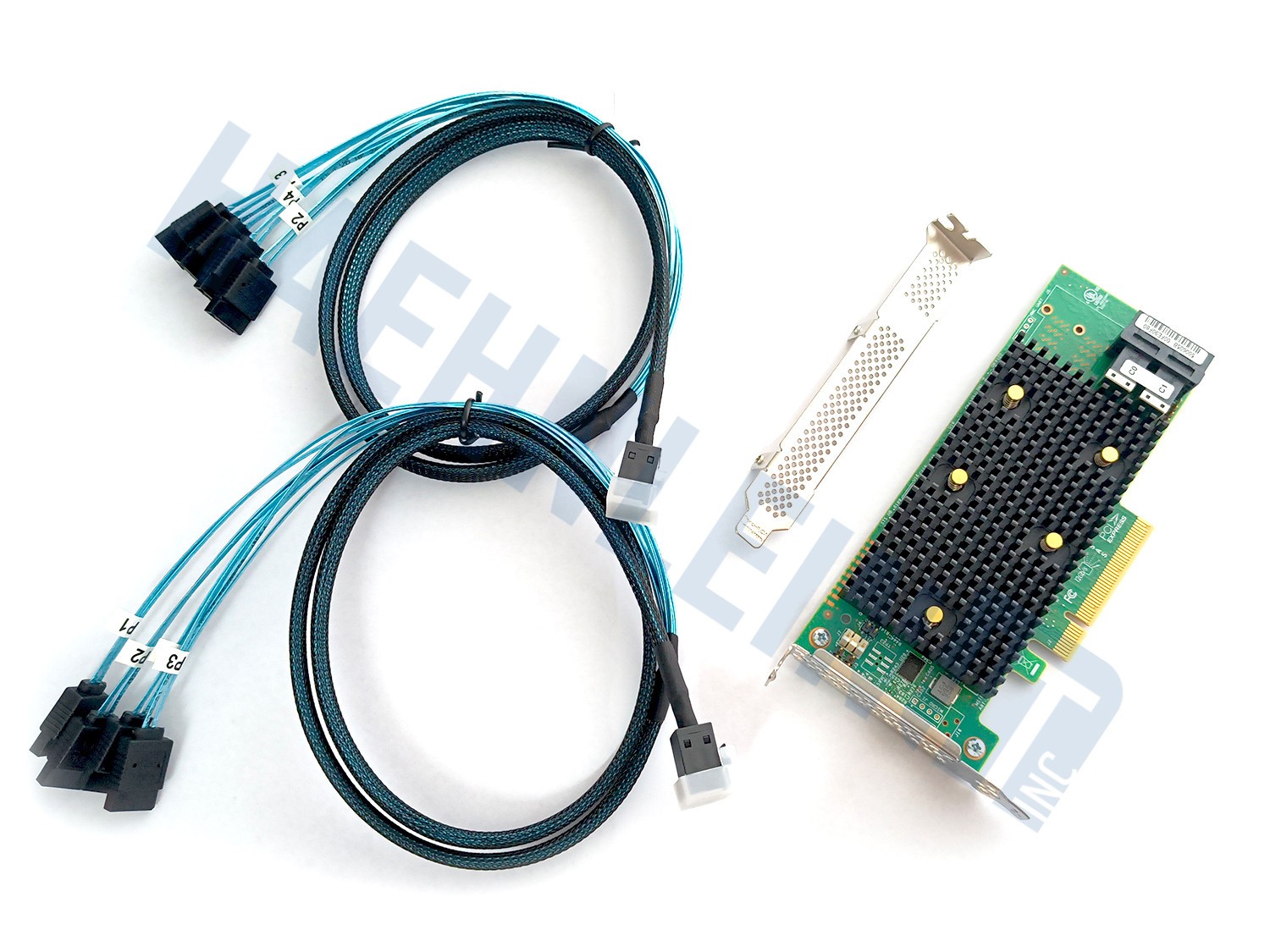 Avago LSI 9400-8i SATA SAS Host Bus Adapter HBA 12G P24 IT-Mode + 2 cables 1m