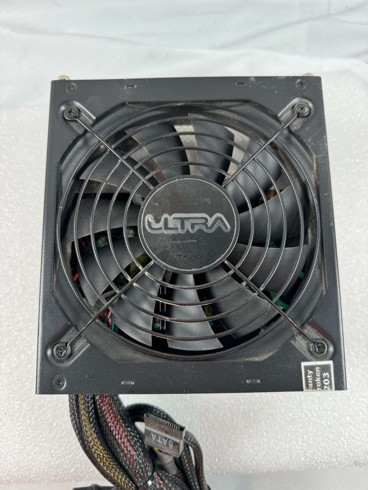 KDM ULTRA ULT-LSP750P 750W Semi Modular ATX Power Supply Tested Working