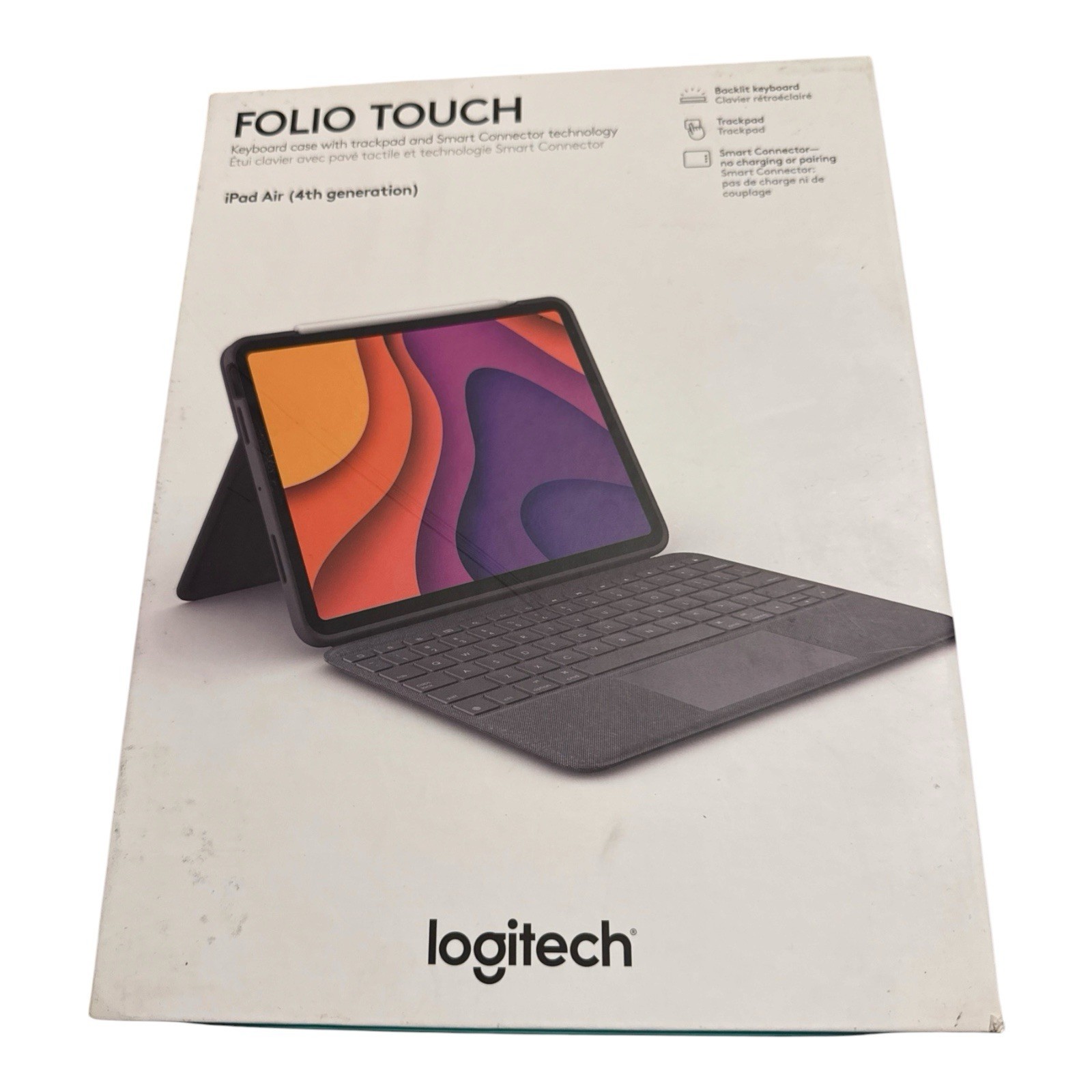 Logitech Folio Touch for iPad Air (4th generation) - Oxford Gray