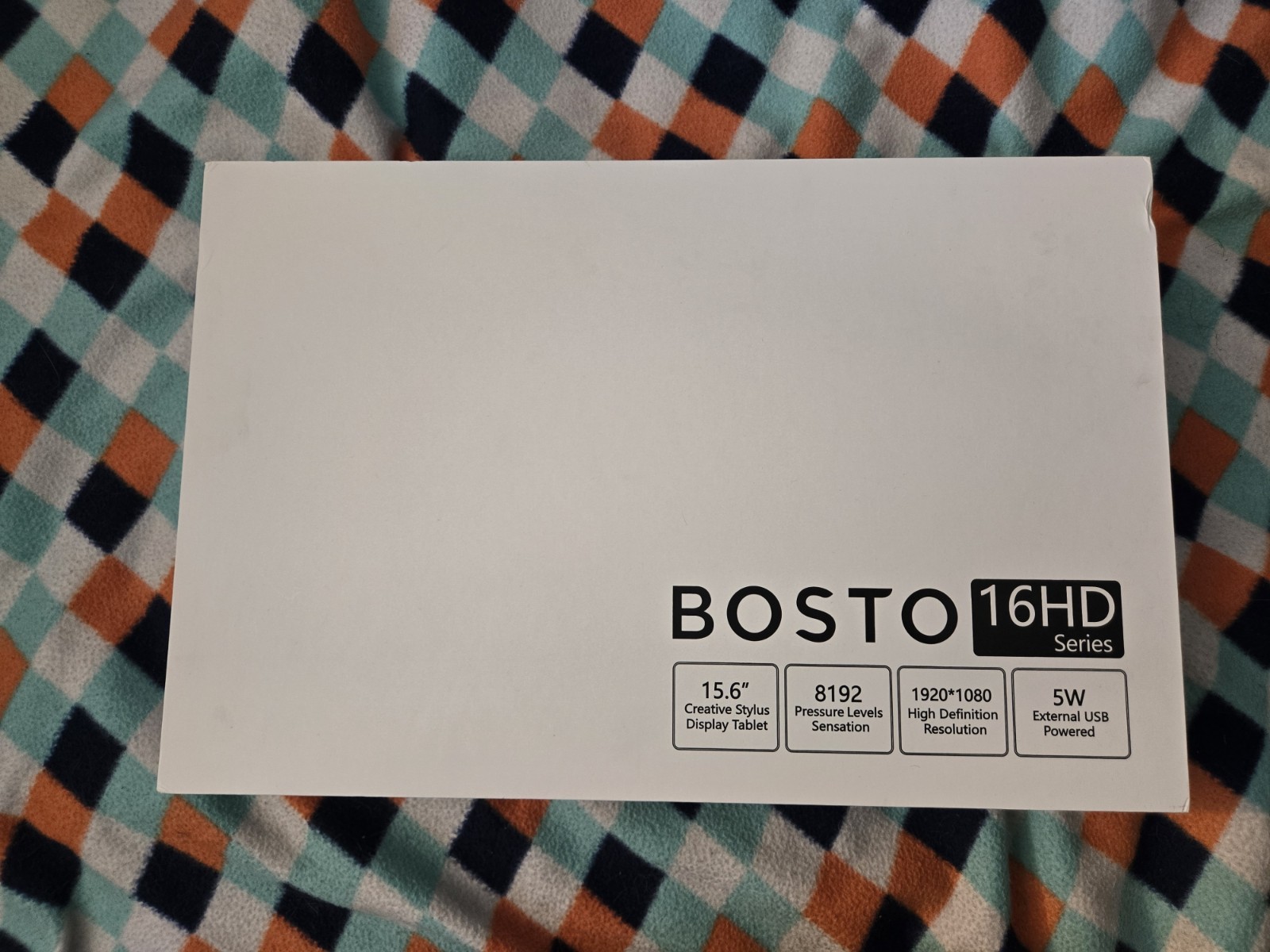 Bosto 16HD Series Drawing Tablet, In Original Box 15.6" 1920*1080 HDR