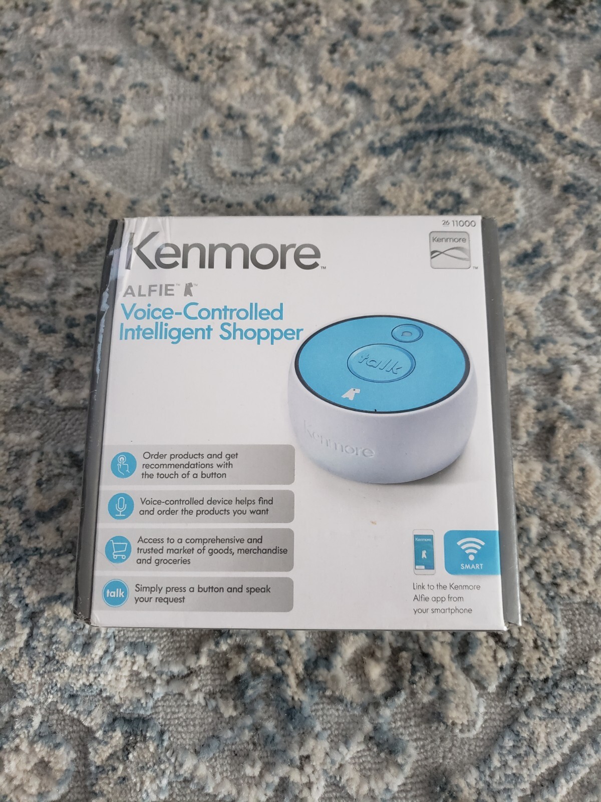 Kenmore Alfie Voice-Controlled Intelligent Shopper 11000 NIB Sealed 