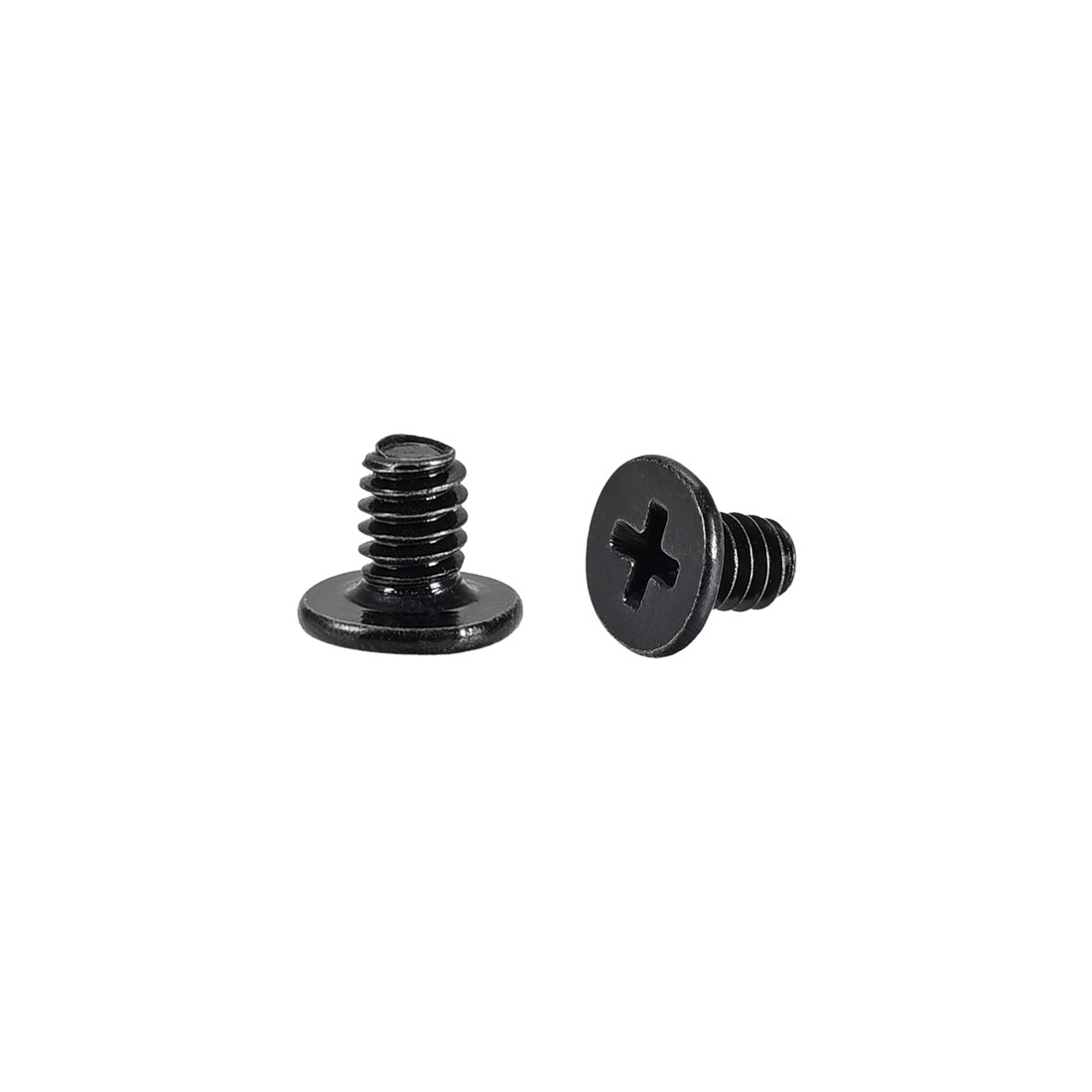 M2 x 4mm Laptop Notebook Computer Screws Phillips Head Screw Black 200pcs