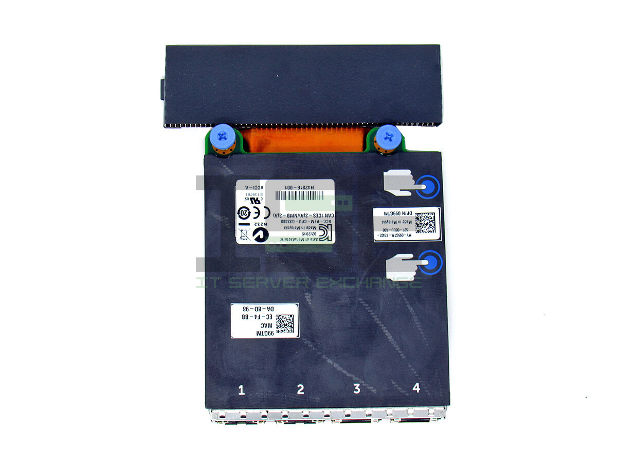 DELL INTEL I350/X540 99GTM RNDC 2x 10GBE+ 2x 1GBE RACK NDC NETWORK CARD