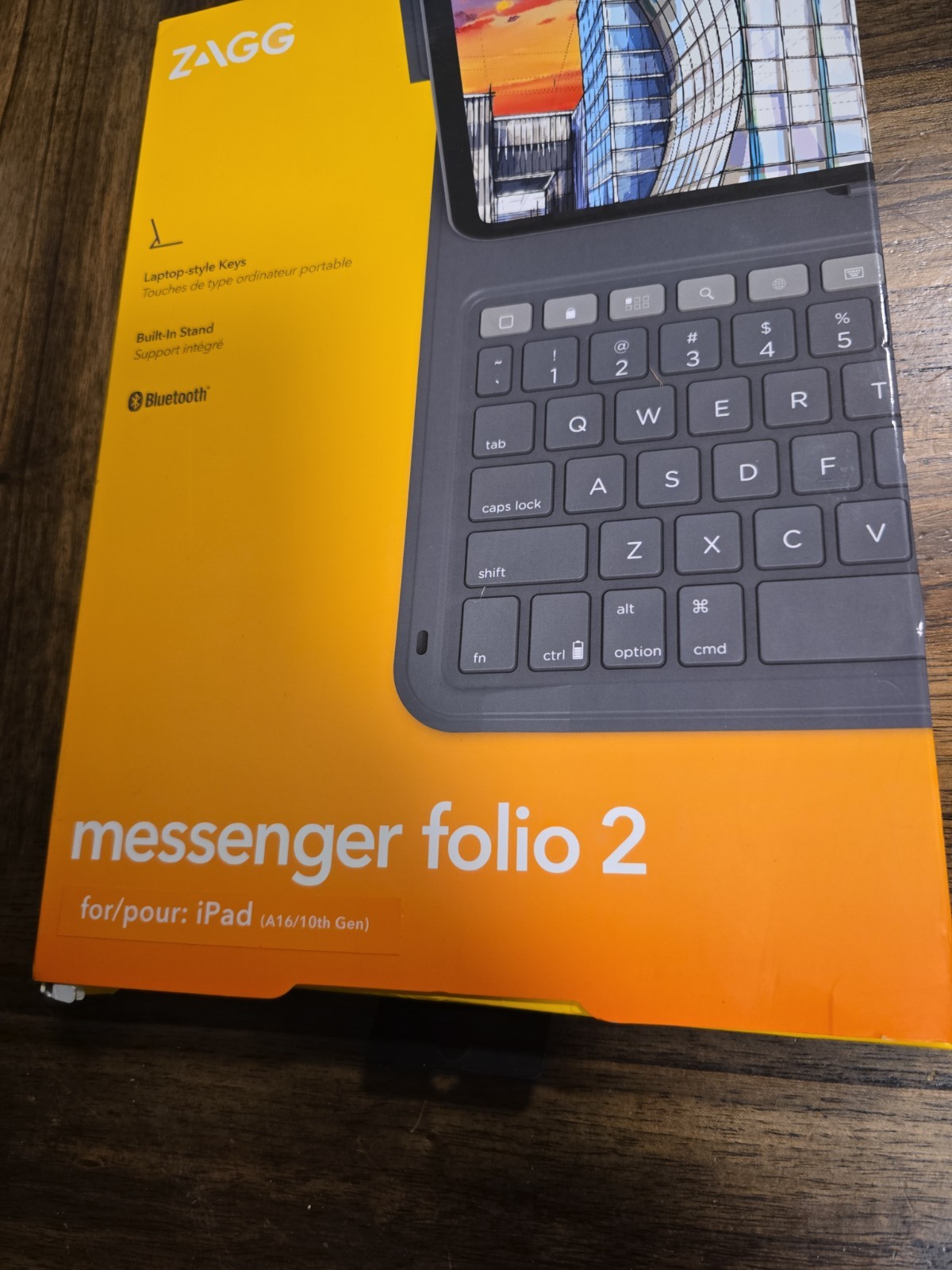 ZAGG Messenger Folio 2 Keyboard & Case iPad 11" (A16) & 10.9-inch 10th Gen