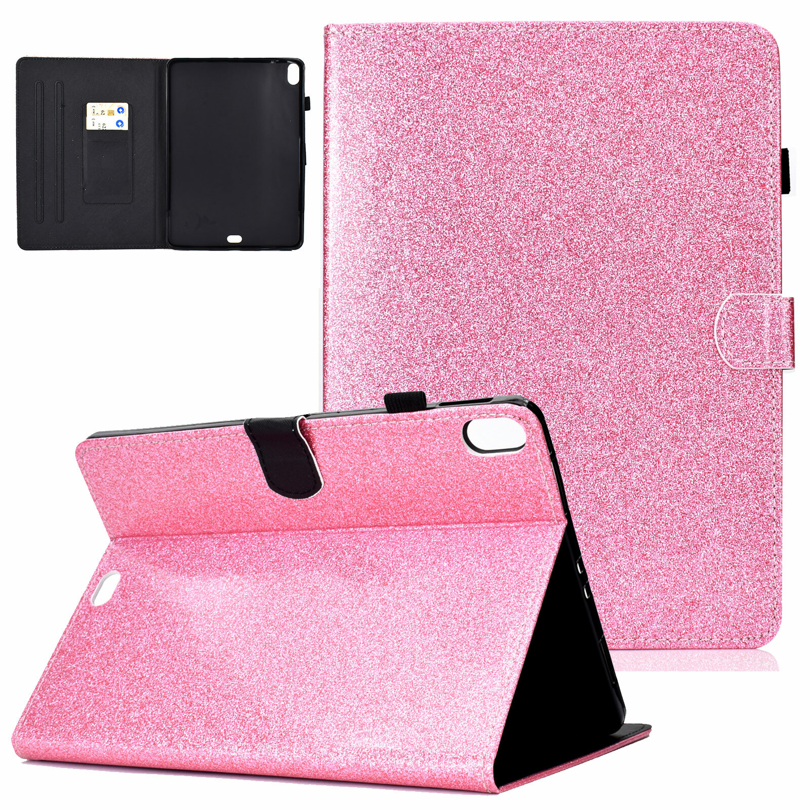 For iPad mini 6th Generation 8.3" 2021 Glitter Leather Wallet Magnet Case Cover