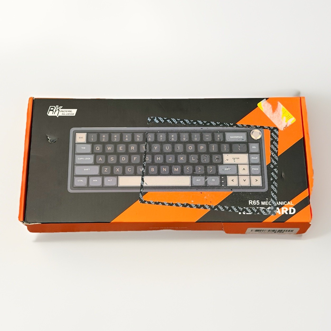 RK ROYAL KLUDGE R65 Wired Gaming Keyboard with Volume Knob, 60% Percent RGB