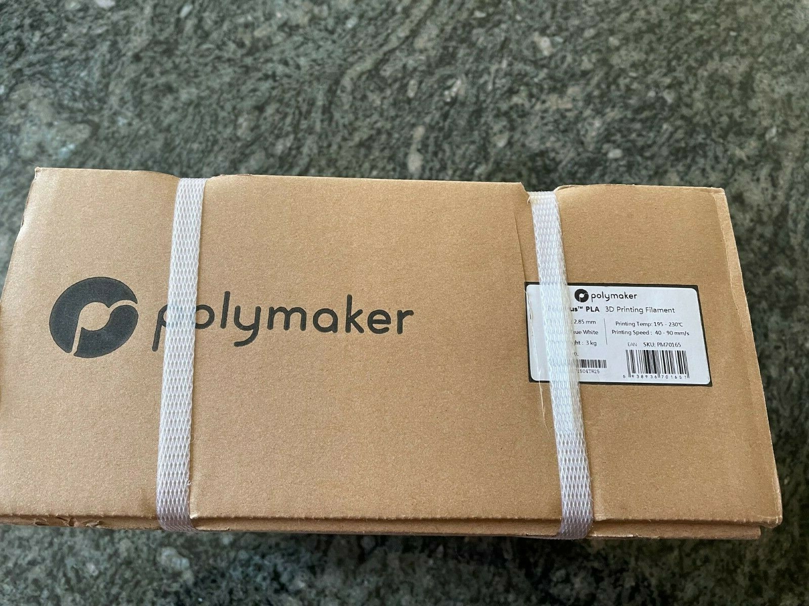 Polymaker PolyPlus, PLA, 3 kg, 2.85 mm, (True White), 3D Printing Filament