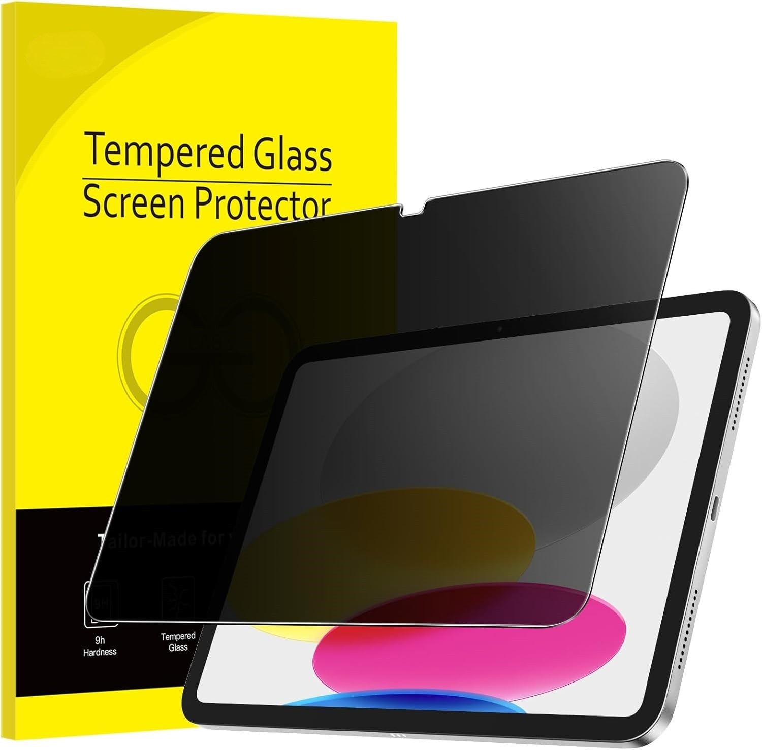 2-Pack Privacy Glass Screen Protector For Apple iPad 11th Gen (A16) 10th Gen