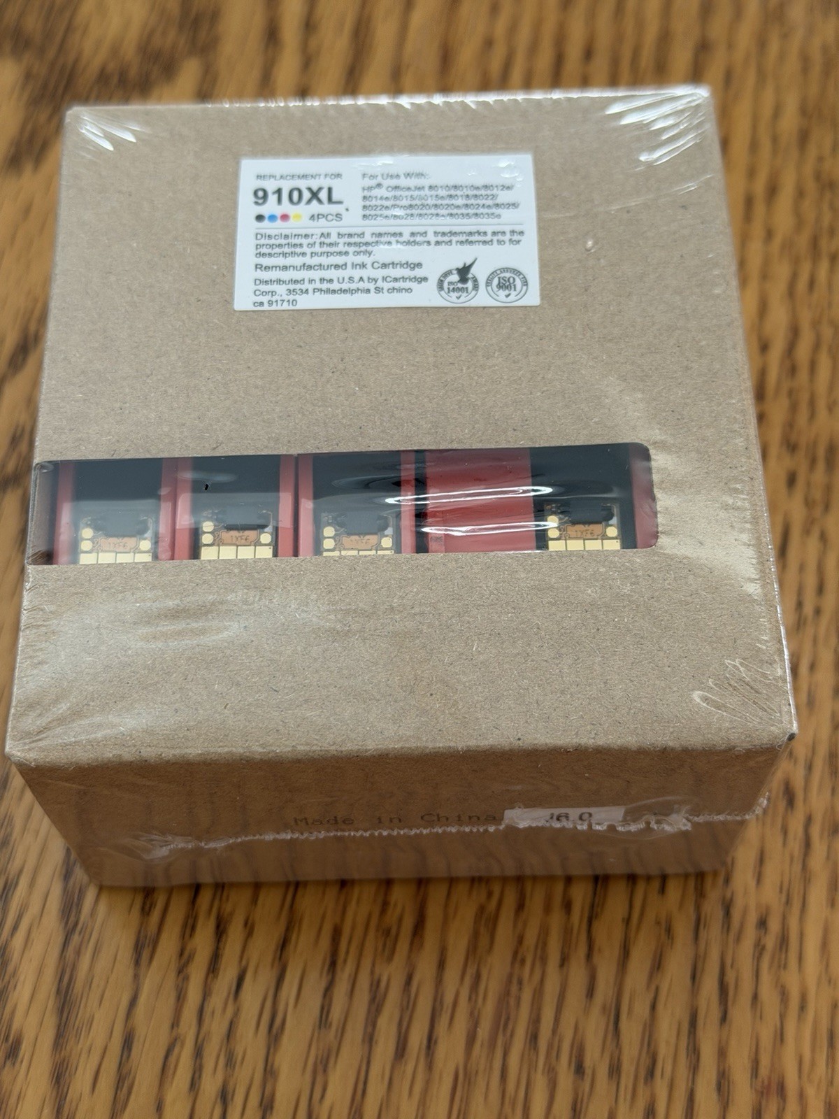 PROSWIFT 910XL Ink Cartridges For HP OfficeJet 8010 8020 4 Pack