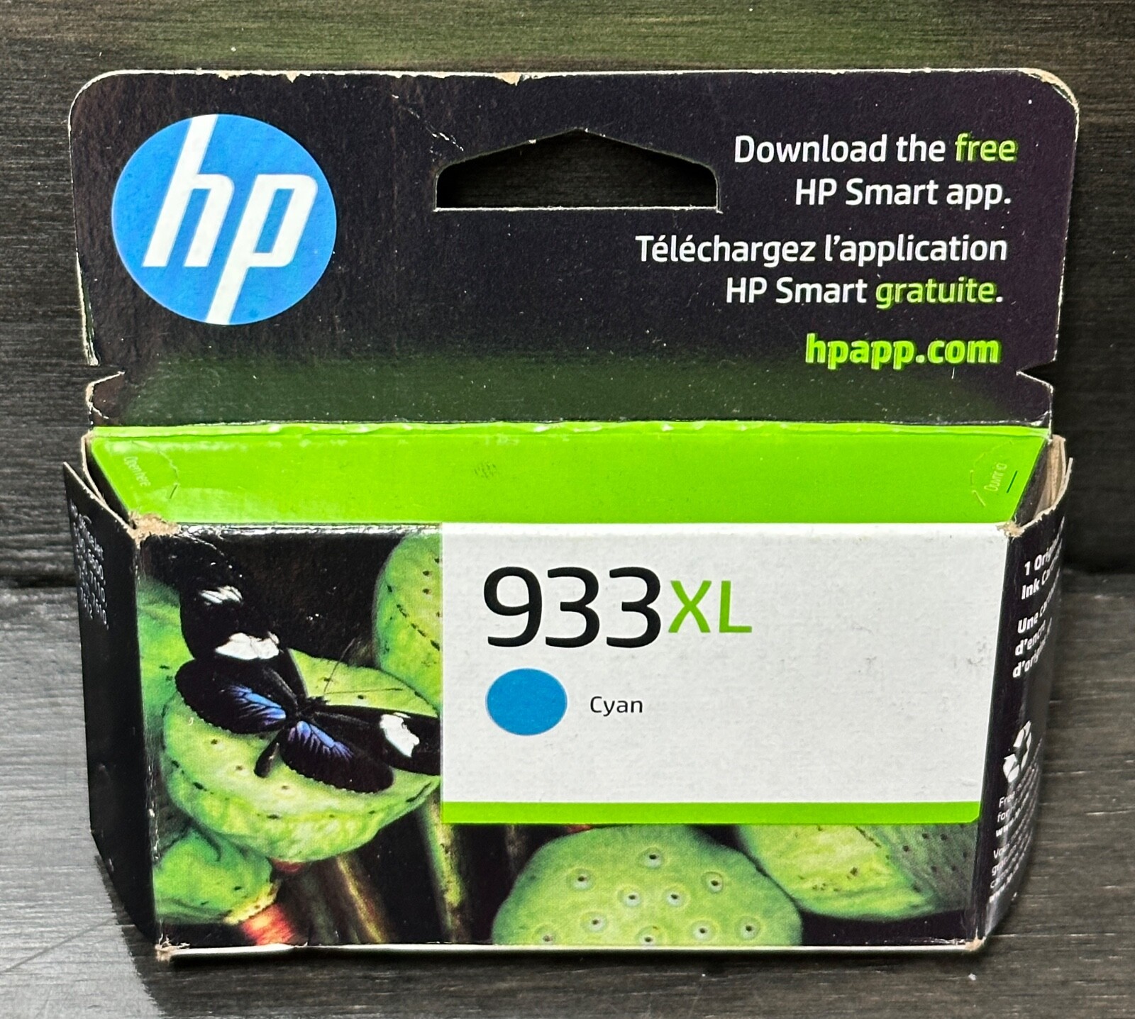 NEW Genuine HP 933XL Cyan Color Ink Cartridge Exp. Date 9/2024+ (Minor Box Dmg)