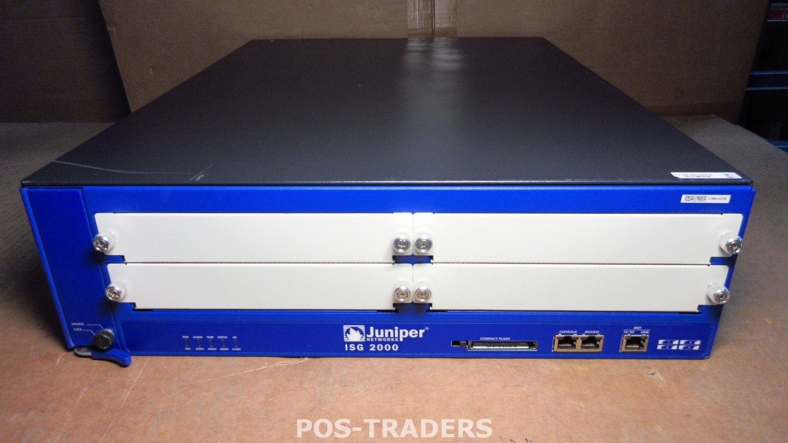Juniper ISG2000 Netscreen Advanced Gateway Chassis EXCL MODULES - INCL 2X PSU