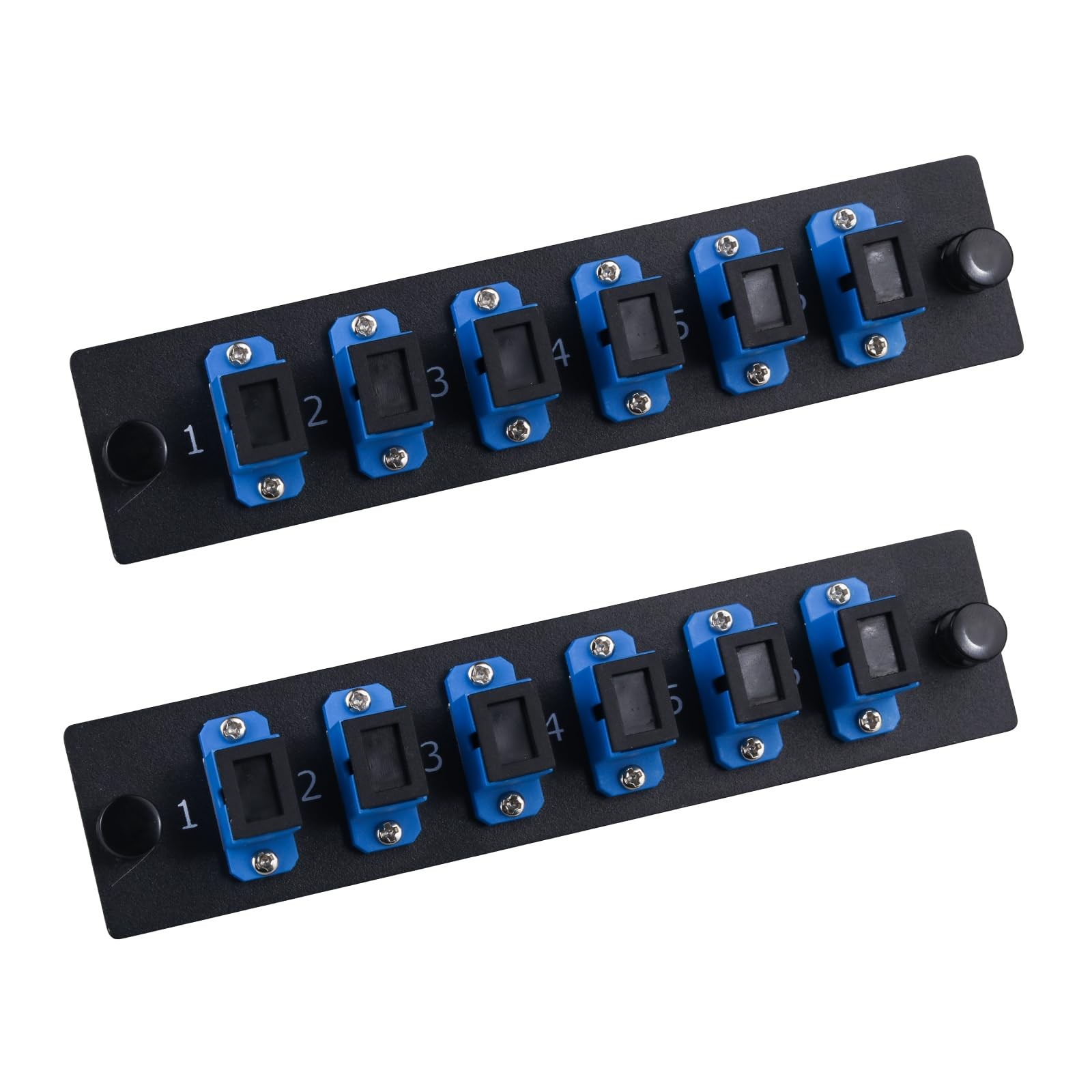 Duogalia Fiber Patch Panel SC-UPC-6 Port, 2-Pack
