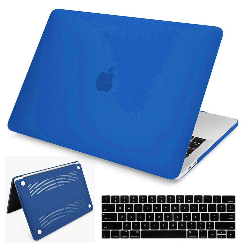 Rubberized Hard Case Shell+Keyboard Cover for MacBook Air 13" M2 M1 14 15 16 Pro