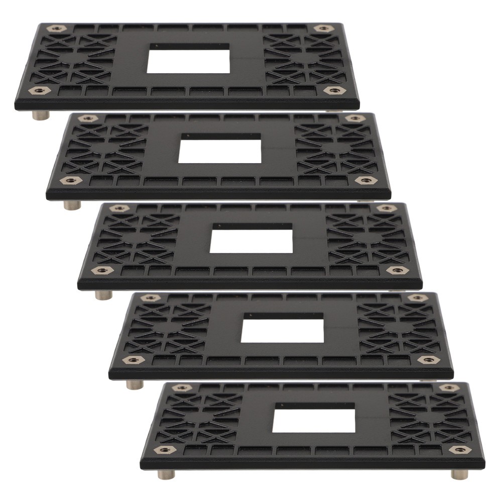 CPU Fan Cooling Mounting Plate Set 5Pcs Reusable Plastic Backplates for Am4