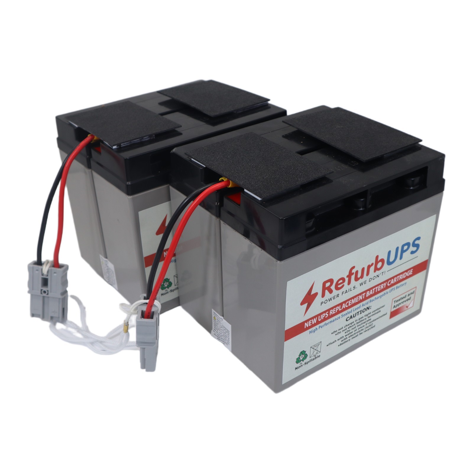 APC RBC55 - New Compatible Replacement Battery Kit w/ Harness -Hot SWAP Ready