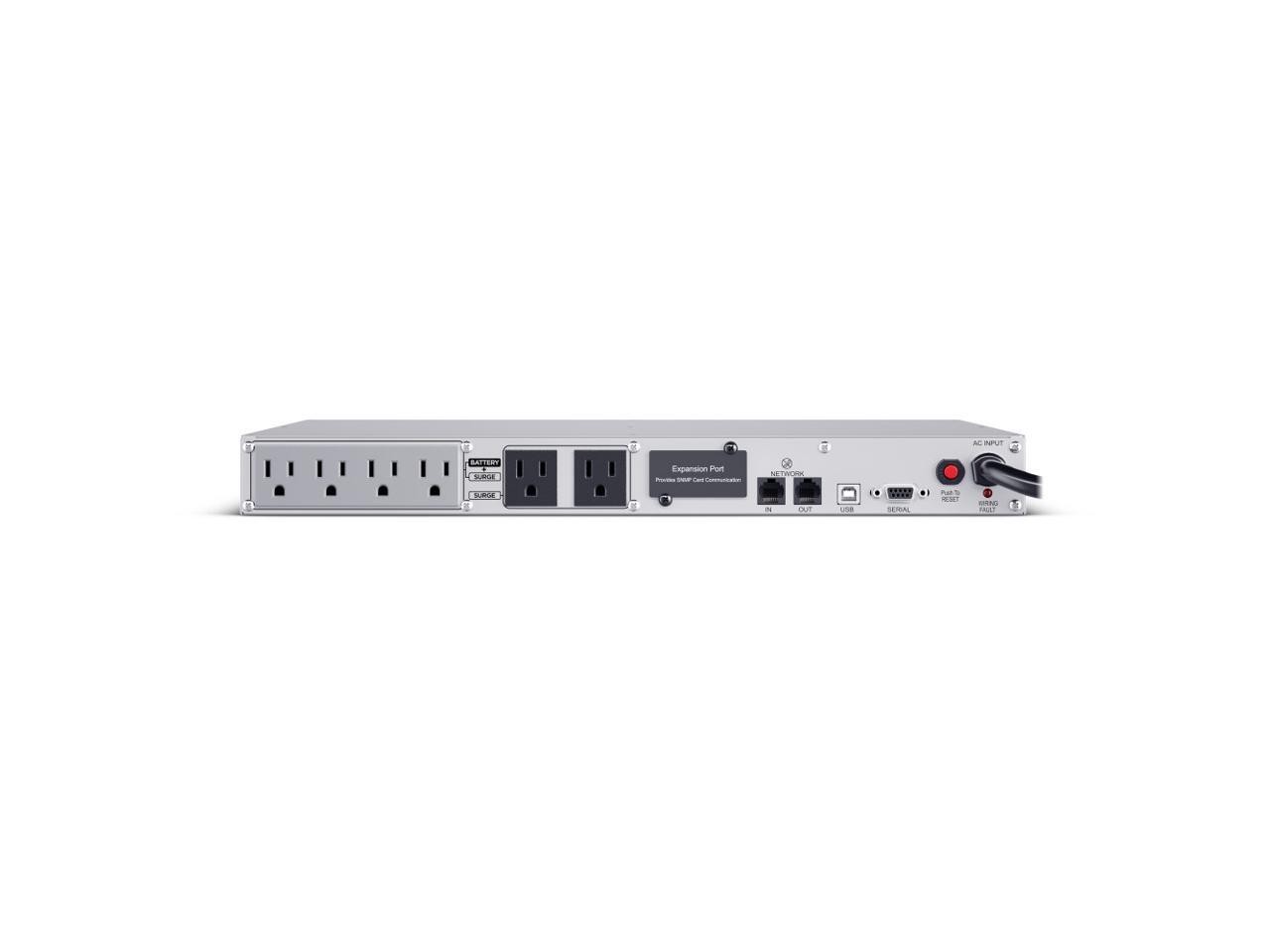 CyberPower CP1000PFCRM1U PFC Sinewave UPS Systems - 1000VA/600W, 120 VAC, NEMA