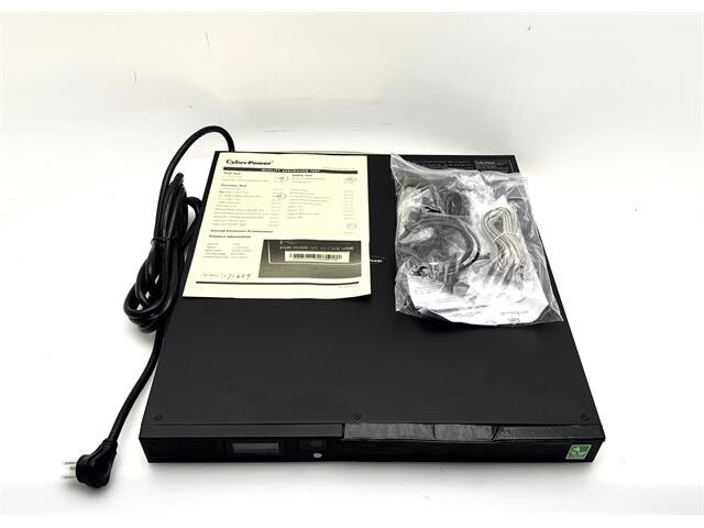 CyberPower 1000VA/750W Smart App Sinewave UPS System Backup AVR PR1000LCDRM1U