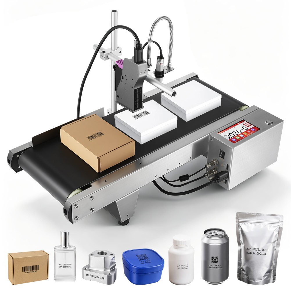 2-12.7mm Industrial Online Inkjet Printer for Dates Numbers Barcodes QR Codes