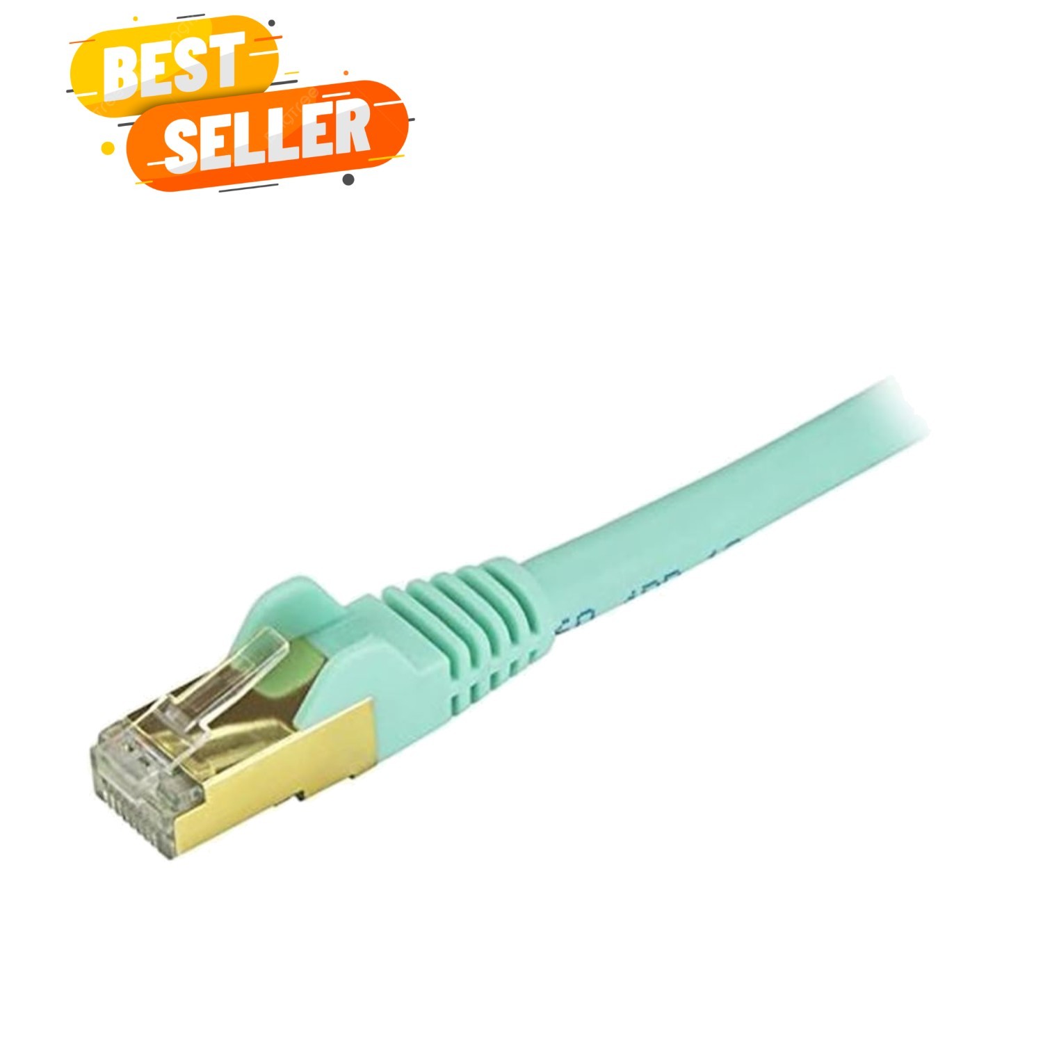 StarTech 12ft Ethernet Cable - 10 Gigabit Shielded Snagless RJ45 100W PoE Pat...