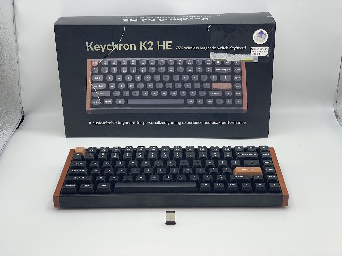 Keychron K2 HE Swappable RGB Magnetic Keyboard - Black - TESTED