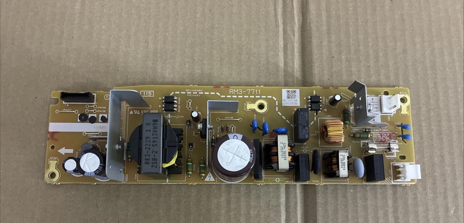 HP Color LaserJet Pro MFP 3301sdw RM3-7711 Power Supply Board OEM TESTED