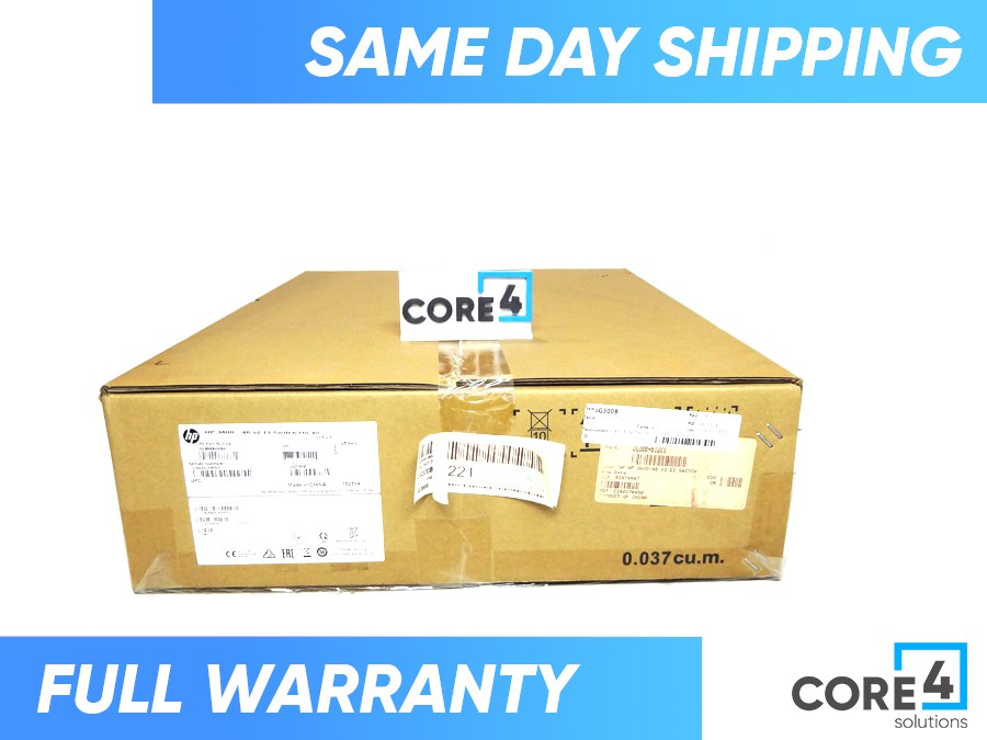 HP JG300B FLEXNETWORK 3600 48 V2 EI SWITCH *New Sealed*