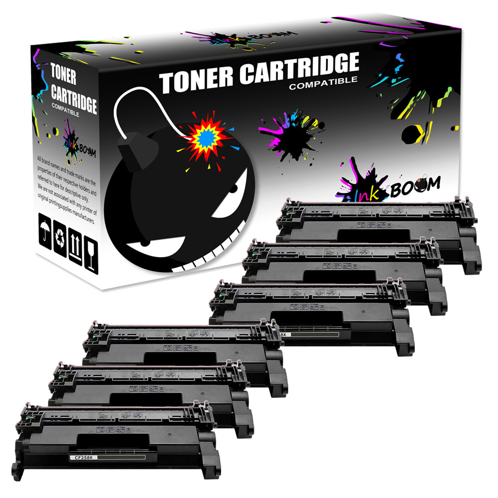6BK Toner Cartridge replace for HP CF258X NO-CHIP LaserJet M404n MFP M428fdw