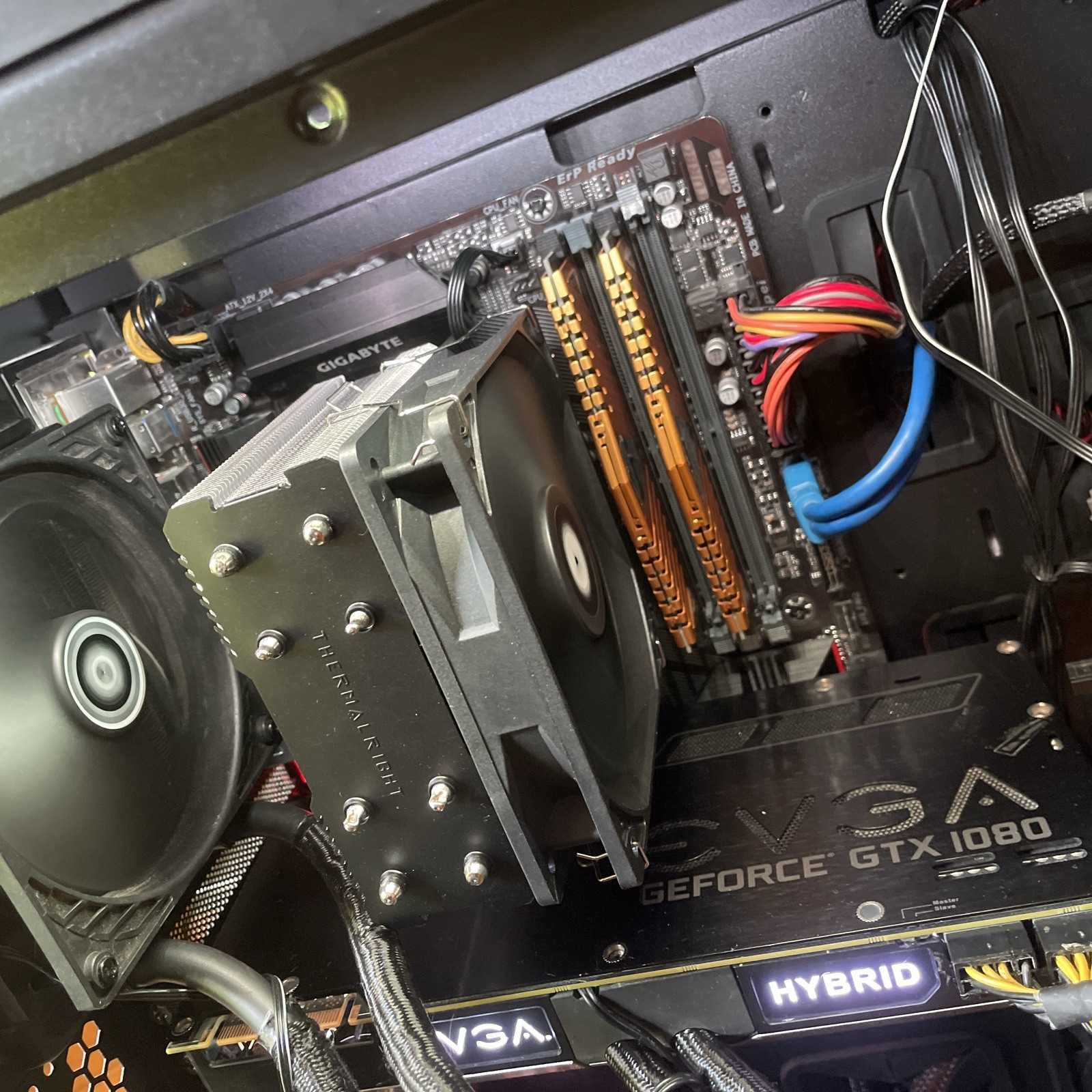 Full Tower Gaming Desktop Pc used cheap. Works. IBuyPower Brand. thor. no ssd