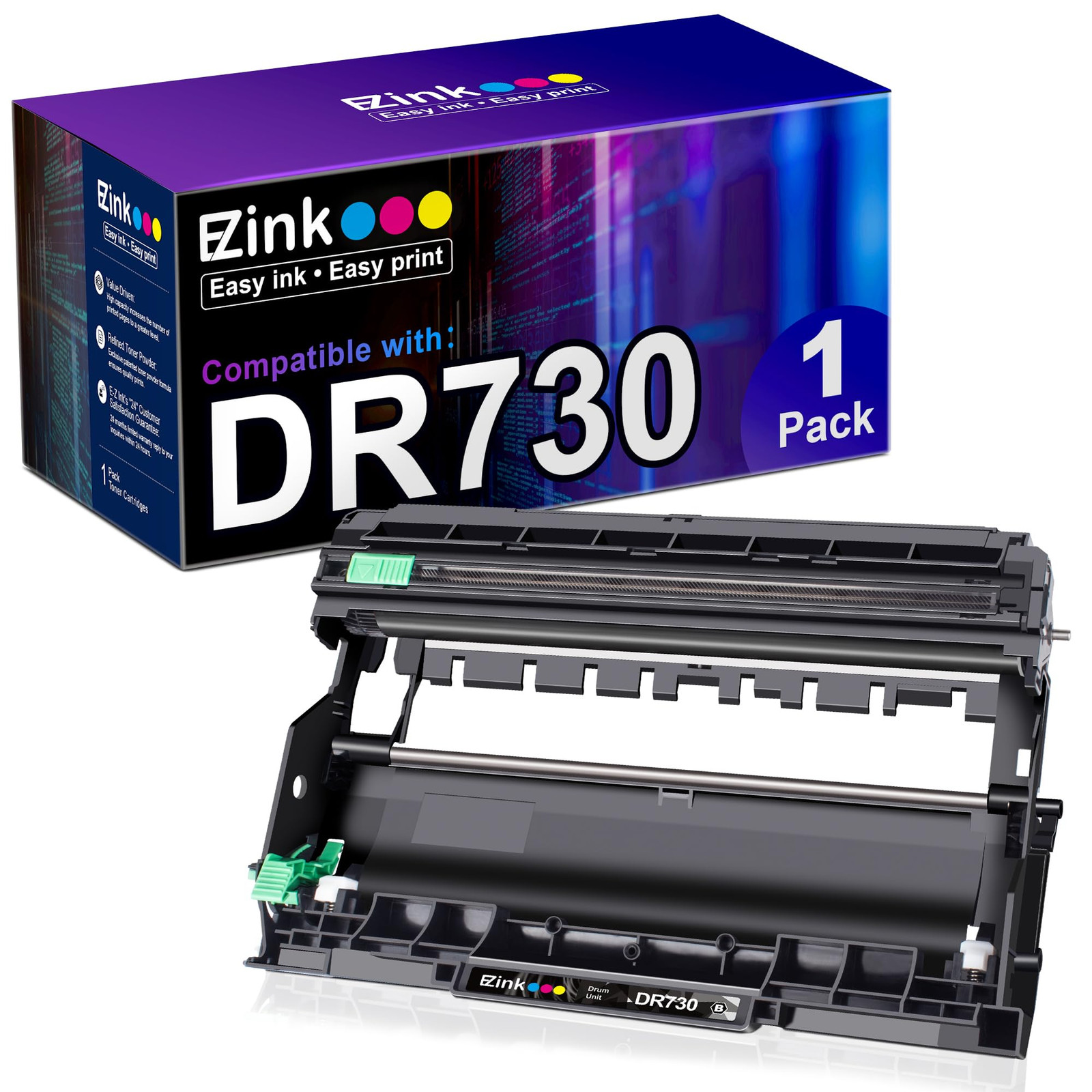 E Z Ink Compatible Drum Unit for Brother DR730 12000 Page Yield